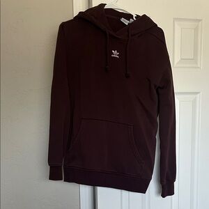 Adidas Women's Dark Brown Hoodie